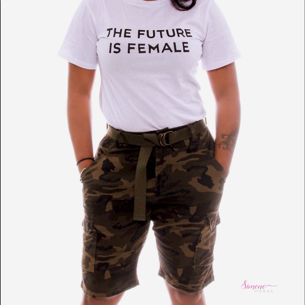 Camo Bermuda Shorts Simonemonae.com